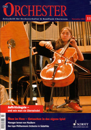 Üben im Flow in - Das Orchester, November 2003 - Mit Leib und Seele üben - Das Geheimnis der Meister